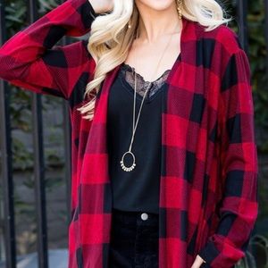 Buffalo print cardigan